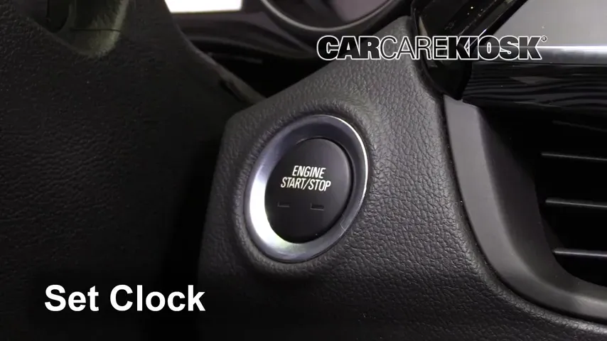 2017 Buick Envision Essence 2.5L 4 Cyl. FlexFuel Clock